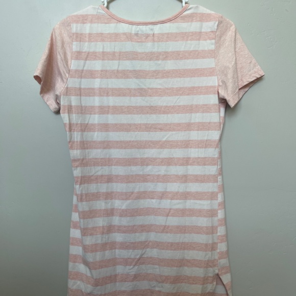 Pink and white stripped Ampersand Ave top size small - Picture 3 of 3